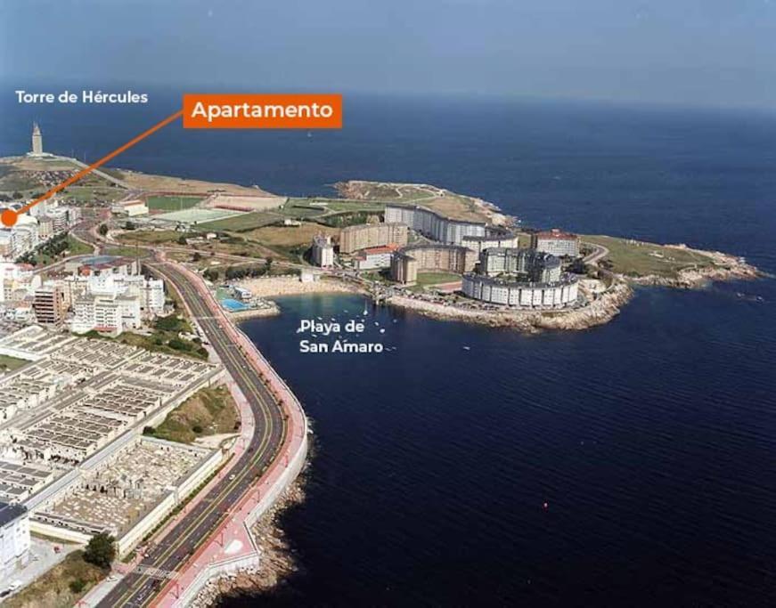 Apartamento Torre De Hercules A Coruña Eksteriør billede
