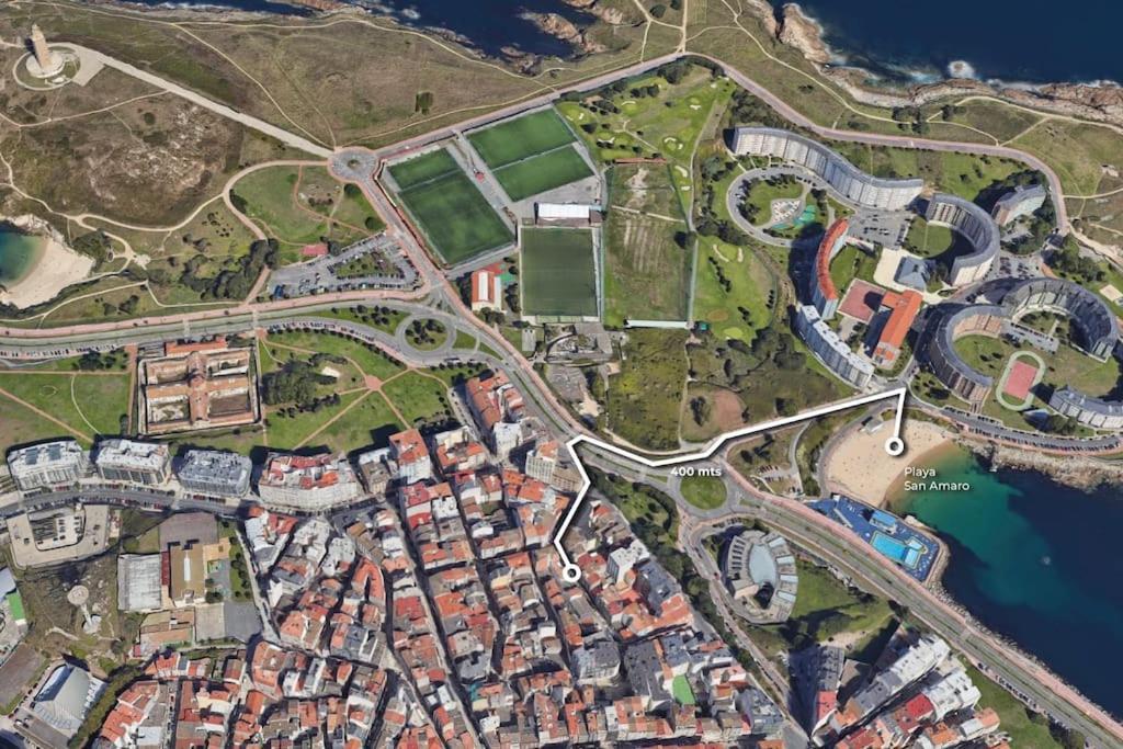 Apartamento Torre De Hercules A Coruña Eksteriør billede